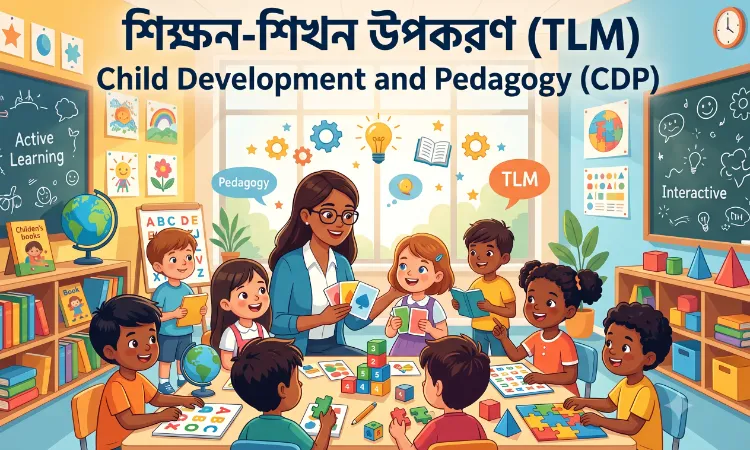 শিক্ষণ-শিখন উপকরণ (TLM): সংজ্ঞা, প্রকারভেদ, বৈশিষ্ট্য ও গুরুত্ব | TET, CTET CDP