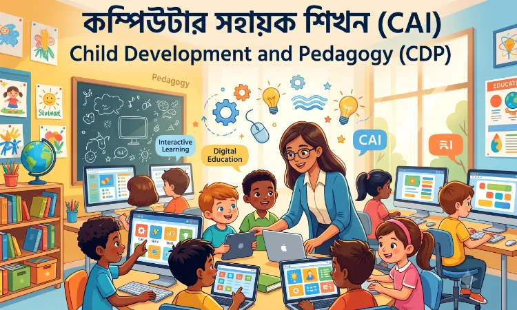 কম্পিউটার সহায়ক শিখন (CAI): অর্থ, প্রকারভেদ, সুবিধা ও অসুবিধা | CDP Notes for TET, CTET