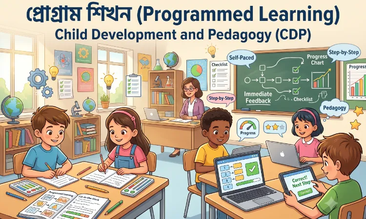 প্রোগ্রাম শিখন (Programmed Learning) Child Development and Pedagogy (CDP) | Primary TET | Upper Primary TET | CTET