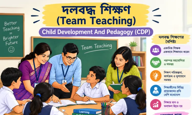 দলবদ্ধ শিক্ষণ (Team Teaching): সংজ্ঞা, বৈশিষ্ট্য ও MCQ প্রস্তুতি | CDP