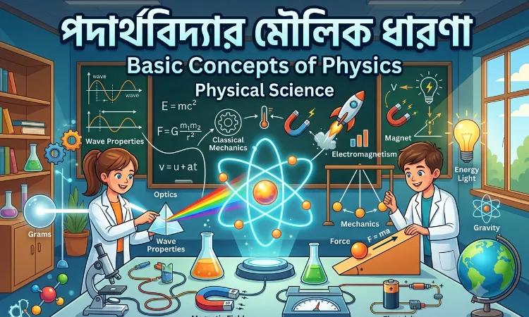 পদার্থবিদ্যার মৌলিক ধারণা (Basic Concepts of Physics) | সংজ্ঞা, একক ও সূত্র