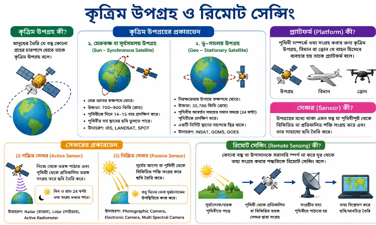 কৃত্রিম উপগ্রহ ও রিমোট সেন্সিং: উপগ্রহ, প্ল্যাটফর্ম ও সেন্সর  sdfsdf sdf sadf 